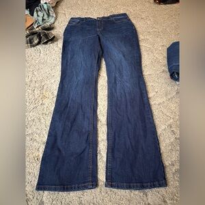 Maurices Dark Blue Flare Jeans